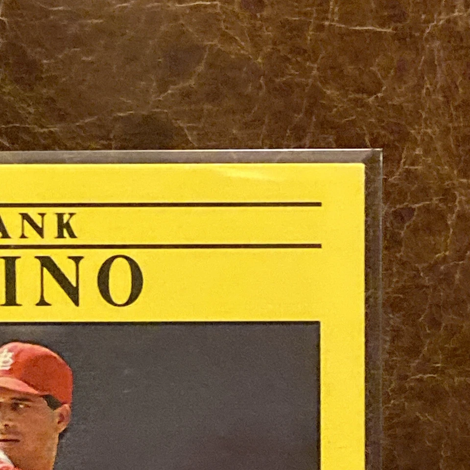 1991 Fleer Frank DiPino St. Louis Cardinals Card With Missing “.” Error In USA - Image 3 of 4