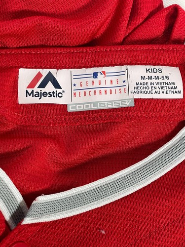 Los Angeles Anaheim Angels MLB majestätisch rot CoolBase Trikot Kinder MEDIUM (5-6) - Bild 6 von 7
