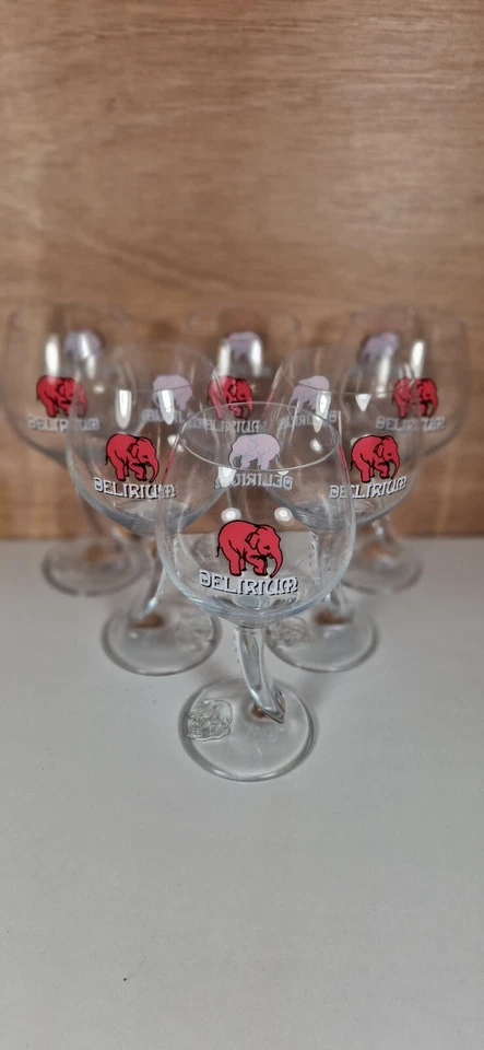 6 VERRES DELIRIUM TREMENS 33/50CL NEUFS - Photo 2/3