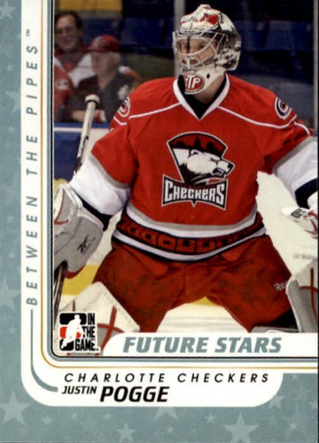2010-11 ITG Between The Pipes Hockey #71 Justin Pogge - Picture 1 of 2