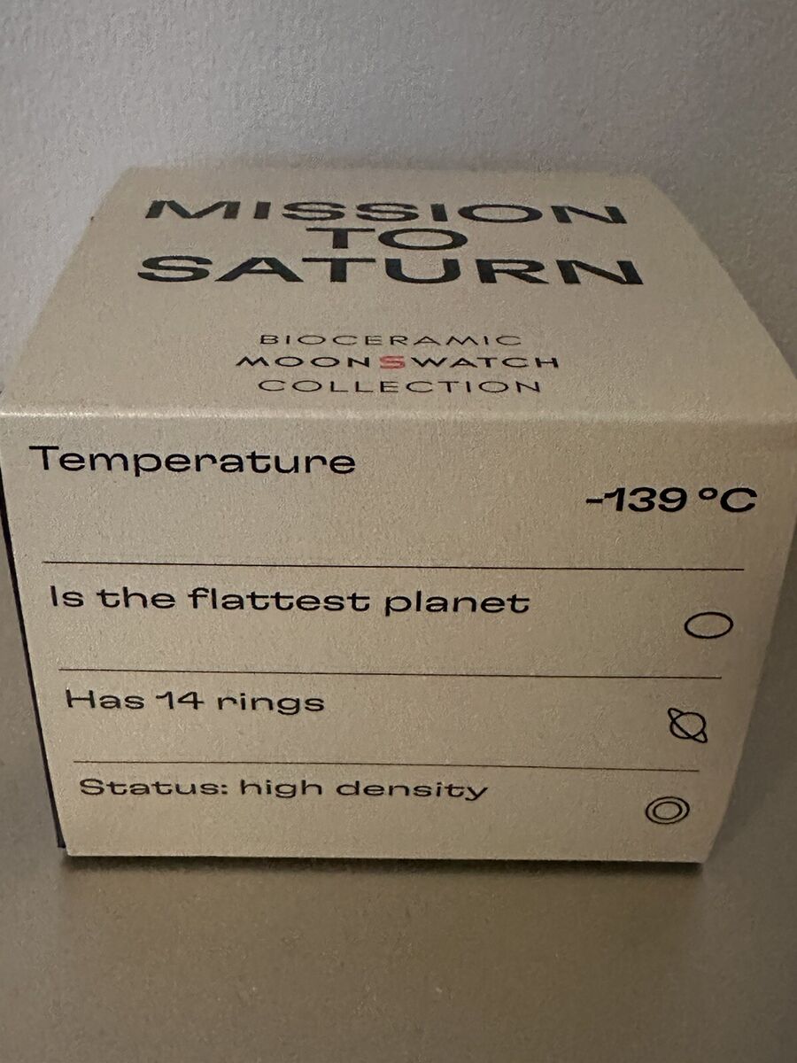 omega x swatch mission to saturn | eBay omega x swatch mission to saturn | eBay