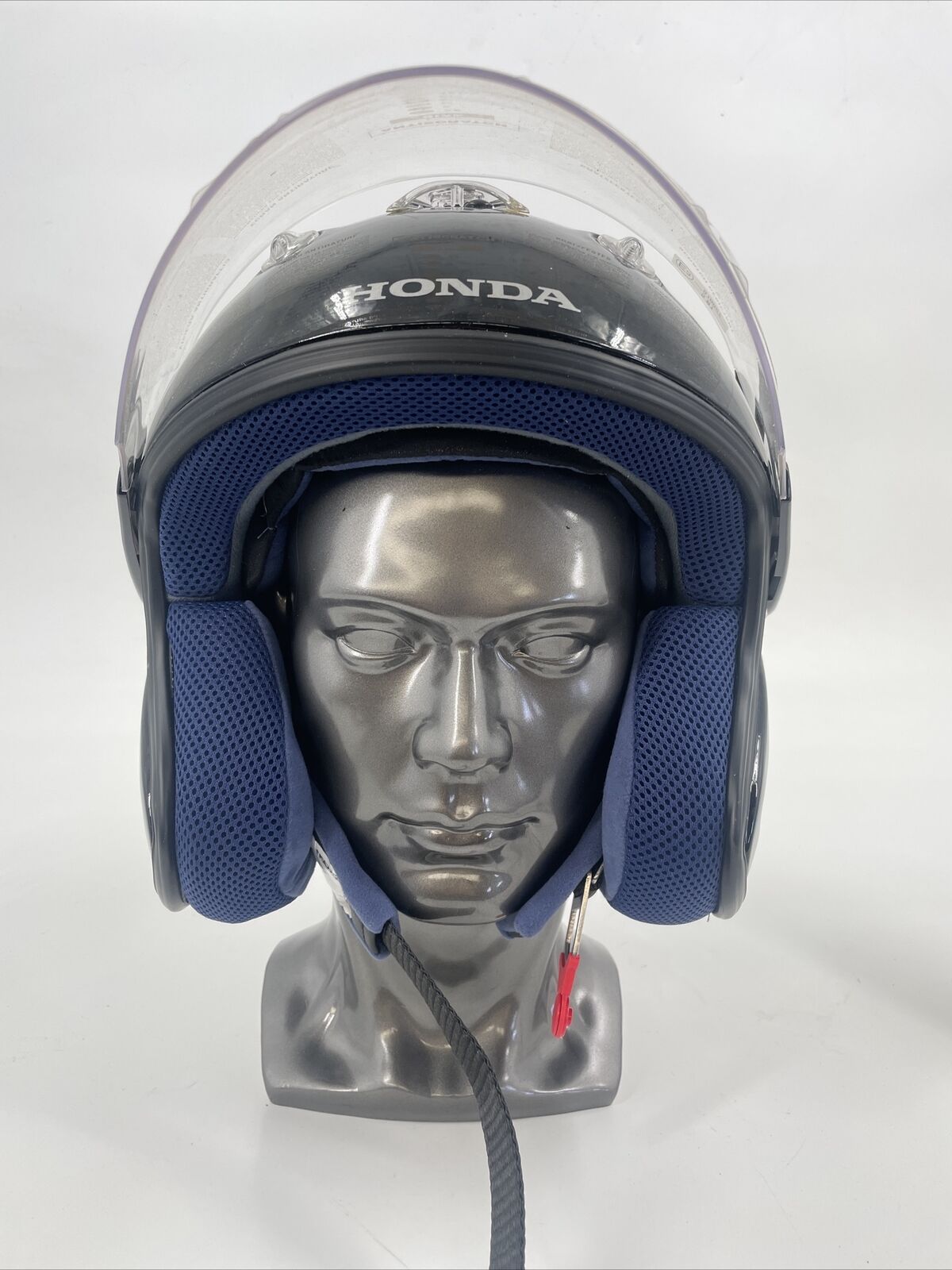 HONDA 3/4 Casco Aperto & Visiera # 6 (Small Nero)