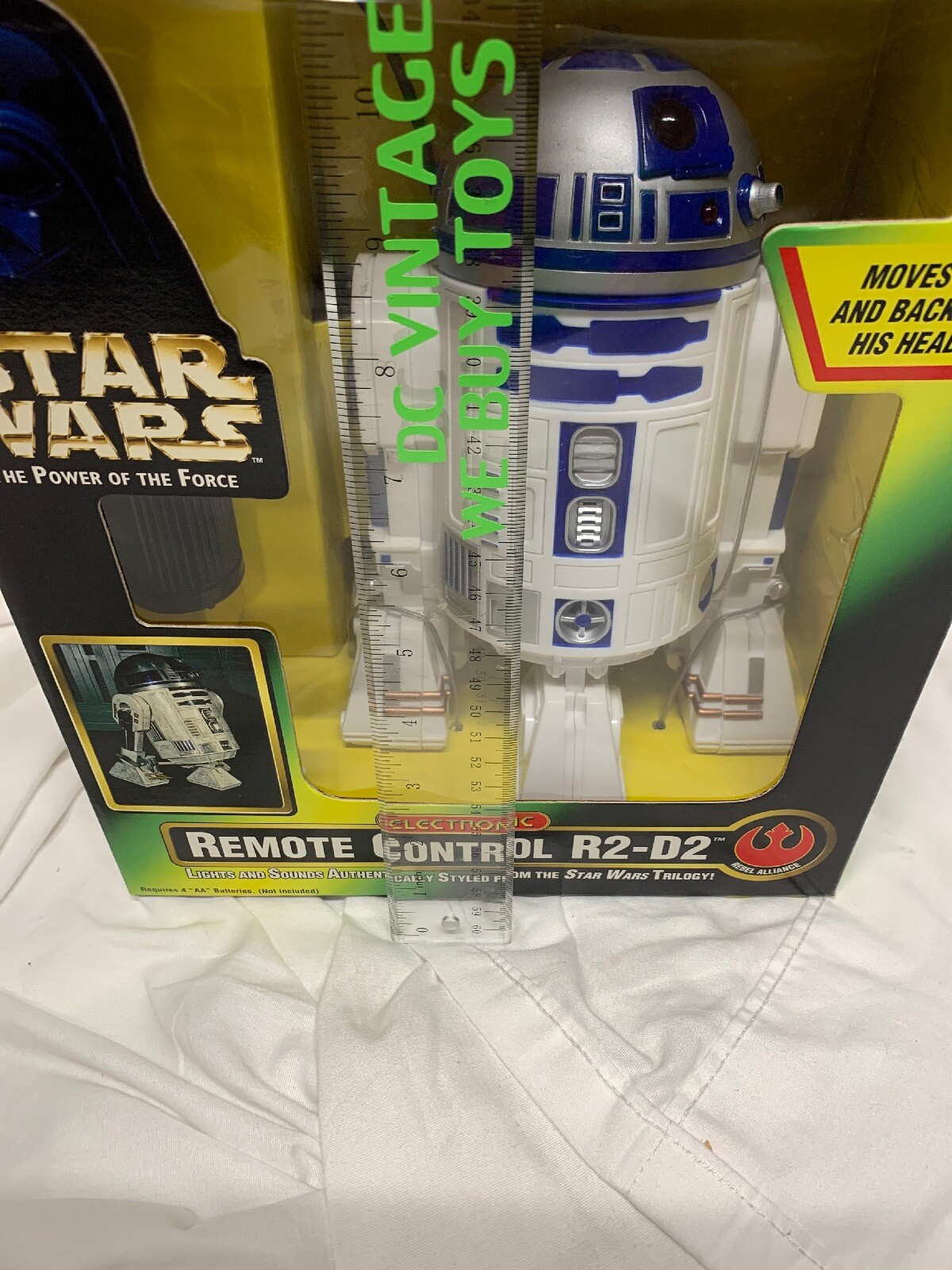 Vintage 1997 Star Wars: Remote Control R2-D2 w/ lights and sounds ...