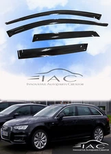 For Audi A4 B9 Avant 16-on out channel Window Visor Vent Sun Shade Rain Guard