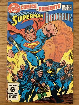 DC Comics Presents: Superman & Blackhawk #69 May 1984