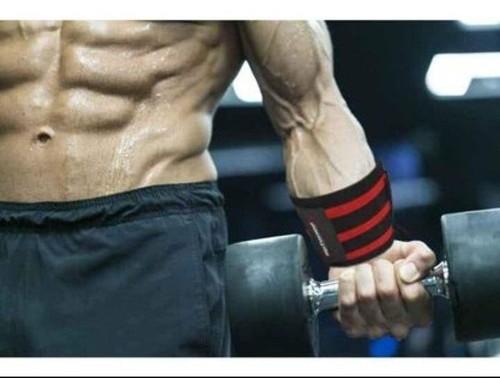 Rip Toned Weightlifting Wraps - 18" Professional Grade with Thumb Loops -1 pair - Picture 3 of 11