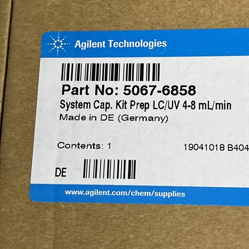 Agilent Capillary Kit 4-8 ml/min Sealed Box - Picture 9 of 11