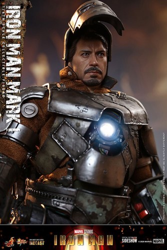 Figura en stock Hot Toys MMS605-D40 Iron Man Mark I 1 traje diecast escala 1/6 12 - Imagen 2 de 18