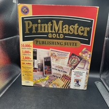 Print Master Gold Publishing Suite 4.0 Windows 95  3.1 CD-ROM