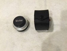 VTG Vivitar Automatic Tele Converter 2X-5 Camera Lens Minolta MD Leather Case