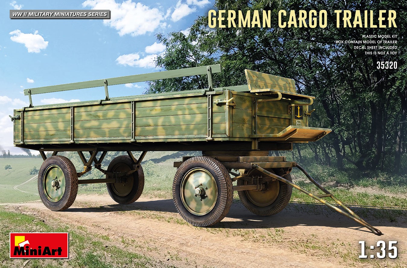 Miniart 35320 - 1/35 German Cargo Trailer - New