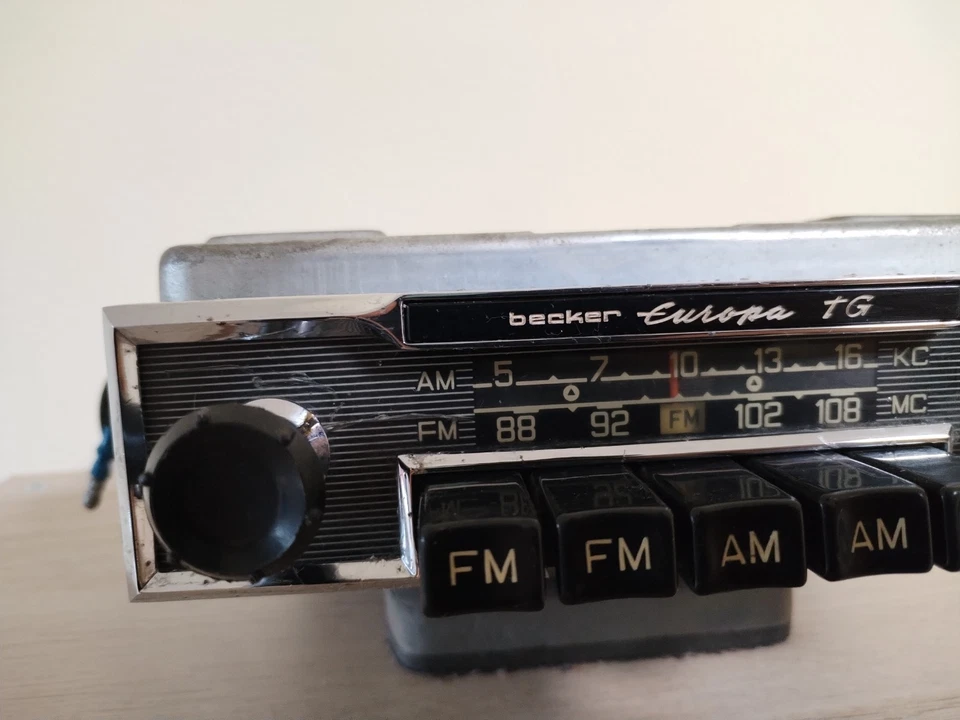 Rare Vintage Becker Europa GT Car Radio Mercedes Porsche BMW - Image 2 of 4