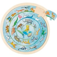 Goki Holzpuzzle Tierkreis 27 Teile
