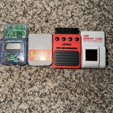 Lot Of 4 PlayStation Memory Cards 8  16 Mb Used As Is Untested