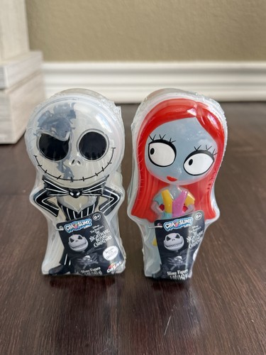 Nightmare Before Christmas Jack Skellington & Sally Cra-Z-Slimy Slime 2pack Toy - Picture 1 of 2