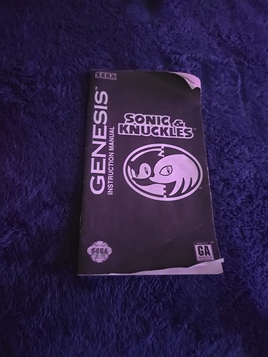 Sonic & Knuckles (Sega Genesis, 1994) Tested Authentic Game in Box with Manual - Picture 2 of 7