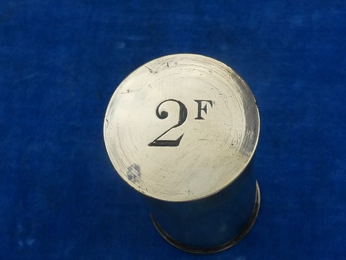 RARE ! ETUI A MONNAIE ANCIEN Antique coin case - 2 F - NUMISMATIQUE