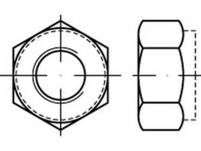 100 x Sechskantmuttern mit Klemmteil ISO 7040 A 4 M 8 A 4 VES, CAB FASTENING