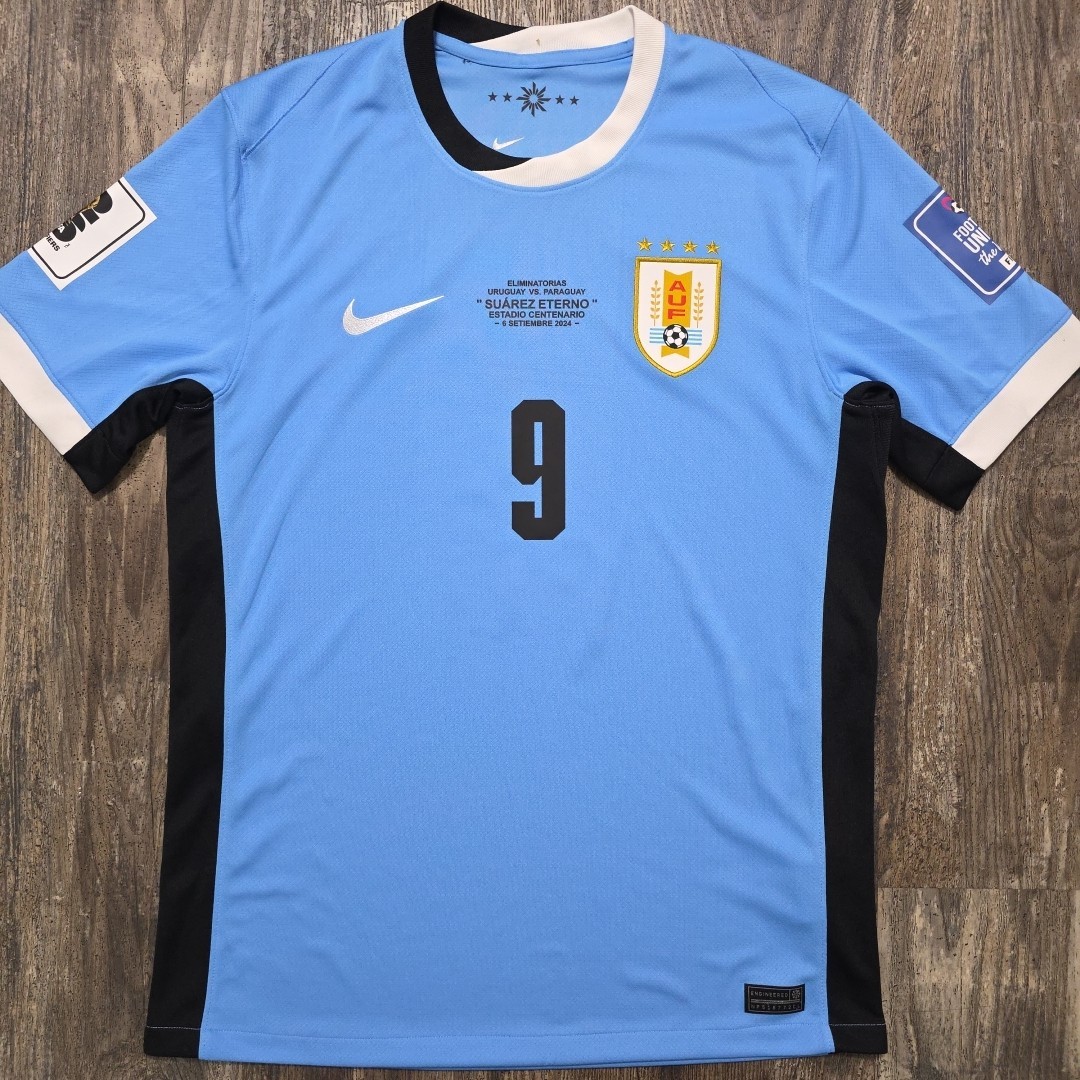 2024 Nike Uruguay Home Soccer Jersey Luis Suarez Men M World Cup