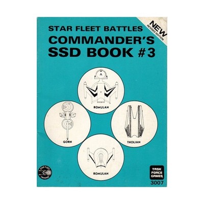 Task Force SFB Commander's SSD Book #3 (Revised Ed) VG