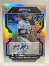 2022 Prizm Draft Picks Nathan Martorella Silver Prizm Auto #PDP150 - Marlins