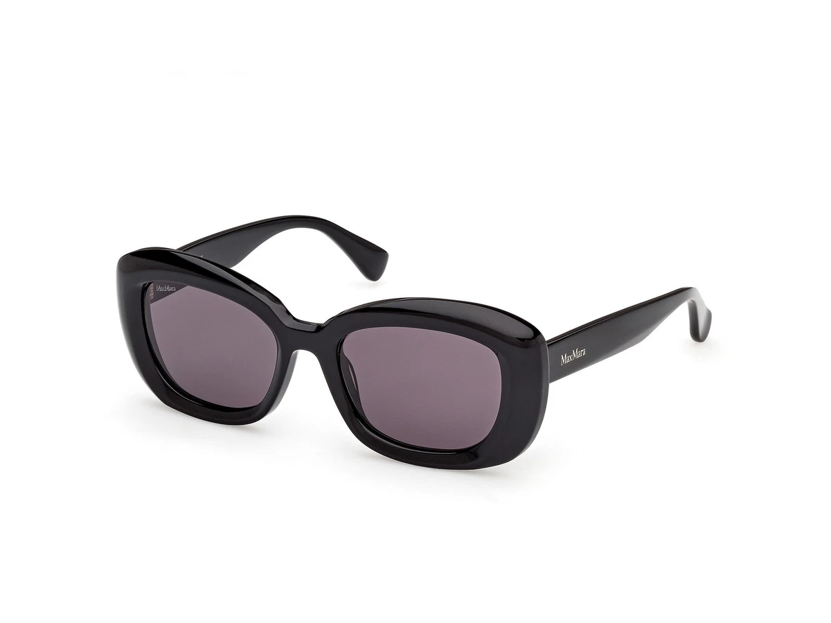 Max Mara Ernest MM0088 Oversized Square Sunglasses Pink Tortoise‎ 55S 56-18-140 Max Mara ERNEST MM0088 55S Sunglasses Havana Square Frame  main image 3