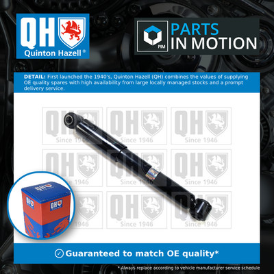 2x Shock Absorbers (Pair) fits CITROEN BERLINGO 1.9D Rear 02 to 11 Damper QH New