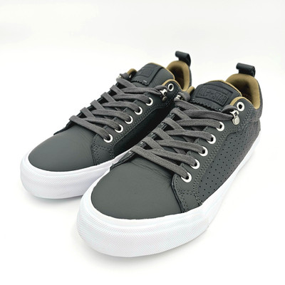 Converse All Star Fulton Gray Leather Low Sneakers Unisex Men s 7 - Women's 8.5