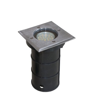 Amslight Bodeneinbauleuchte GU10 max. 50 W rund mit/ohne Abdeckung,kwadratisch