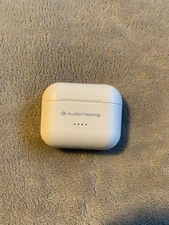 Audien Hearing Atom Pro 2 White OTC Hearing Aids Replacement Charging Case ONLY