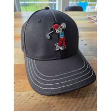 Disney Parks Black Golfing Mickey Mouse Cap