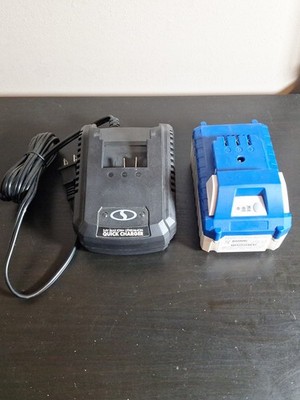 Snow + Sun Joe 24-Volt iON Bundle 4.0-Ah Battery & Quick Charger