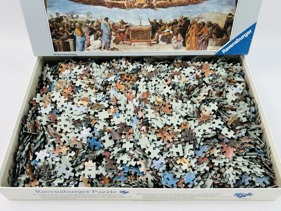 Rompecabezas Ravensburger 3000 piezas de la disputa del Santo Sacramento Foto 3 de 4