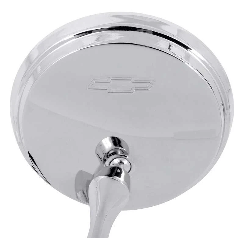 For Chevy Impala 65-66 Driver Side Manual View Mirror Non-Heated, Non-Foldaway - Image 3 of 4