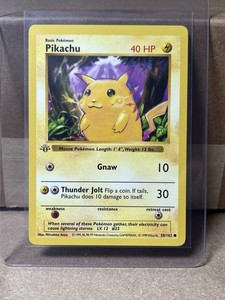 Pikachu First Edition for sale | eBay