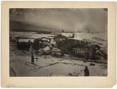 Kara Transbaikalia Russia 1880s Siberian Convicts Working Placer Mine