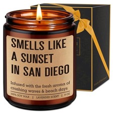 Scented Candles, San Diego Gifts, Moving to SD, California Themed, Beach