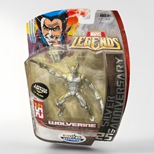 2006 Marvel Legends SILVER  WOLVERINE 25th Anniversary Toys R Us Exclusive NEW