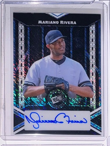 2024 Leaf Collective Mariano Rivera Auto Autograph Blue #d 10/10