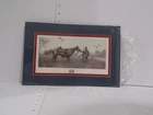 Confederate Scout by John Warr Framed Civil War Print Horse Ducks Pre-Owned