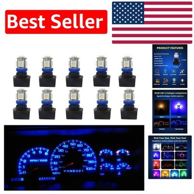 High-Performance 10 LED Bulbs - Blue Light for Dashboard & Instrument Panel