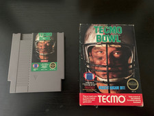 Tecmo Bowl (Nintendo NES, 1989) in ORIGINAL BOX Manual TESTED Football