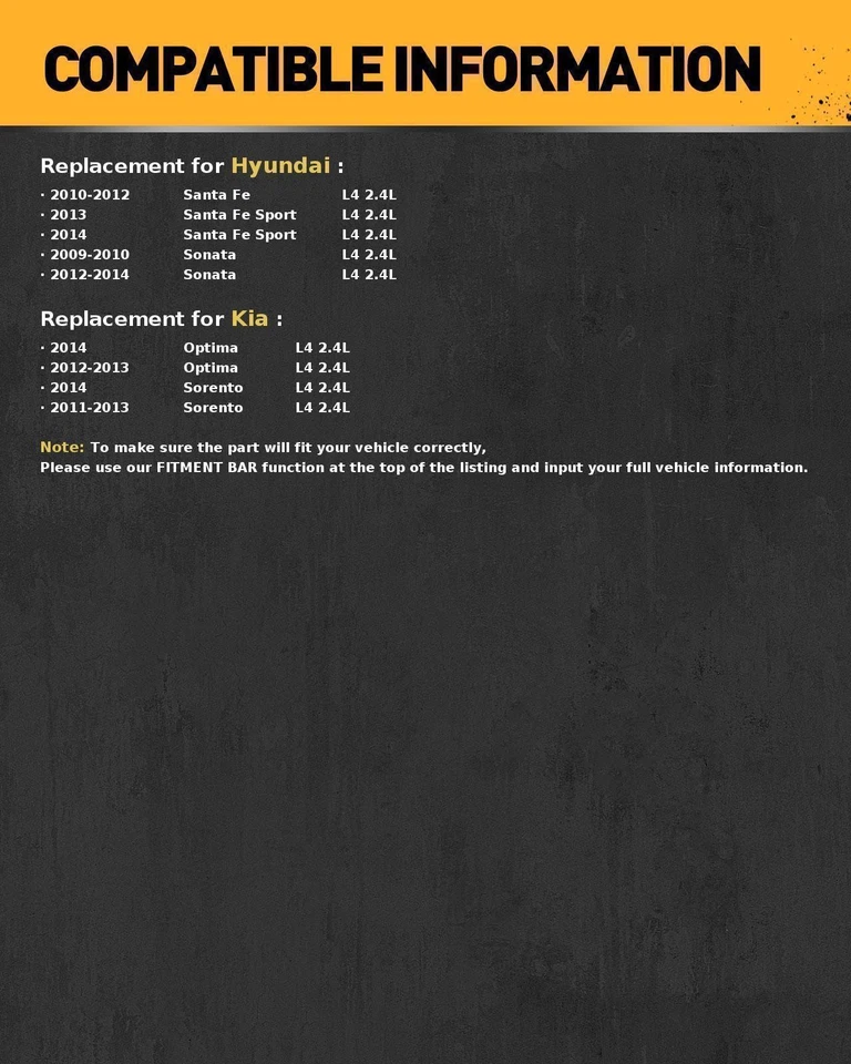 Стартер для 2011-2013 Kia Sorento 2012-2013 Kia Optima 2.4L 11 зуб 19090N - Изображение 2 из 4