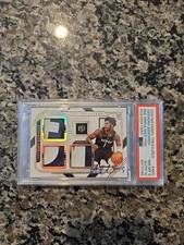 2020 National Treasures Rookie Triple Materials Anthony Edwards Rookie Auto #/25