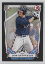 2014 Bowman Draft Asia Exclusive Black Braxton Davidson #DP28 fm0