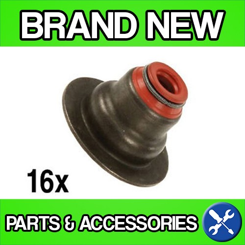 For Saab 9-3 Sports 1.9 Diesel 16 Valve (05-) Valve Stem Seal (Set of 16)
