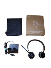 Jabra Evolve 65 HSC018W MS Stereo Wireless Bluetooth Headset w/ Base