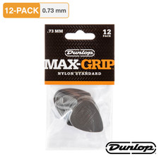 12-PACK Dunlop 449P.73 Max-Grip Nylon Standard Guitar Picks, 0.73mm, 449P073