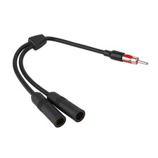 Universal Auto Radio Stereo Antenna Extension Cable 12 Inch Y Splitter From USA