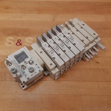 SMC 10 Port 5 Valve Assembly, EX600-ED2, EX600-SMJ1, SV3200-5FU, SV3300-5FU
